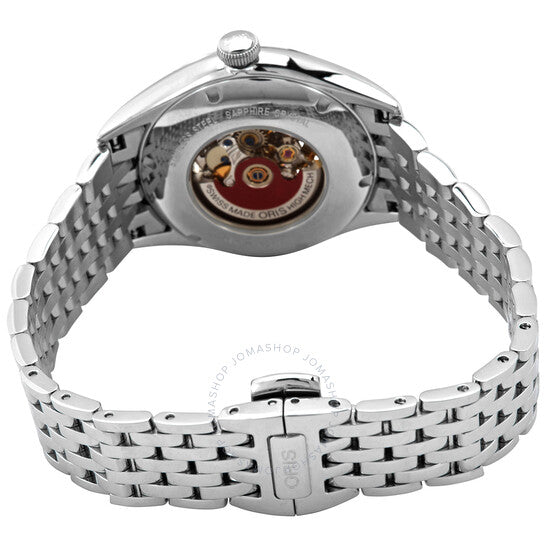 Oris, Artelier Automatic Diamond Silver Skeleto Ladies Watch