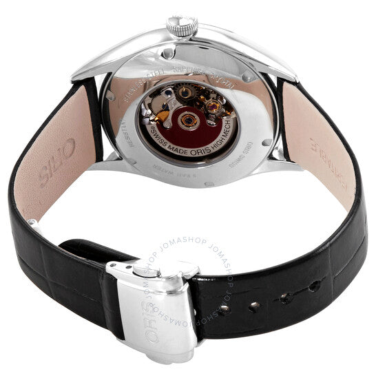 Oris, Artelier Automatic Diamond Silver Skeleton Dial Ladies Watch