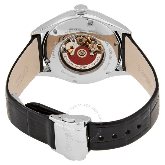 Oris, Artelier Automatic Diamond Silver Skeleton Dial Ladies Watch