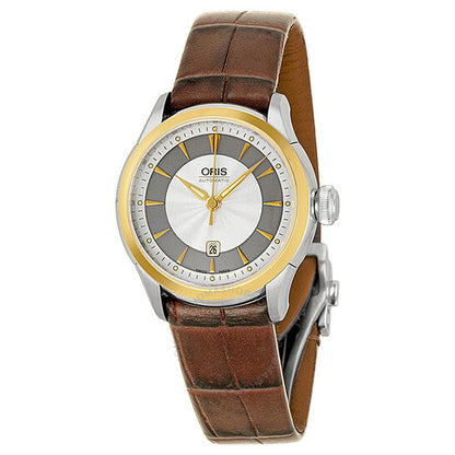 Oris, Artelier Automatic Silver and Grey Dial Ladies Watch