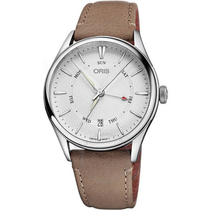 ساعة أوريس أرتيليه أوتوماتيكية بمينا فضية