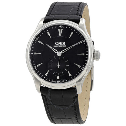 Oris, Artelier Black Guilloche Dial Men's Watch