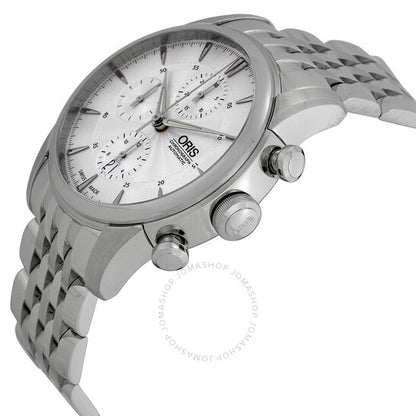 Oris, Artelier Chronograph Silver Dial Stainless Steel Men's Watch