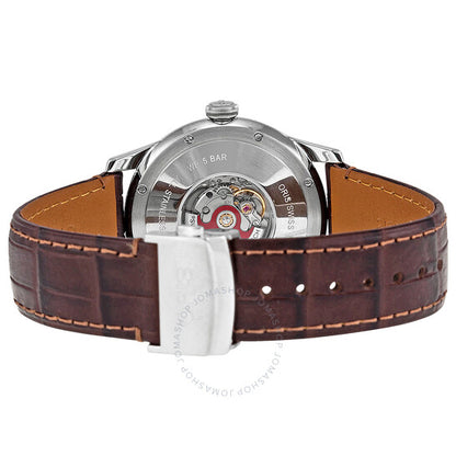 Oris, Artelier Complication Silver Dial Brown Leather Men's Watch