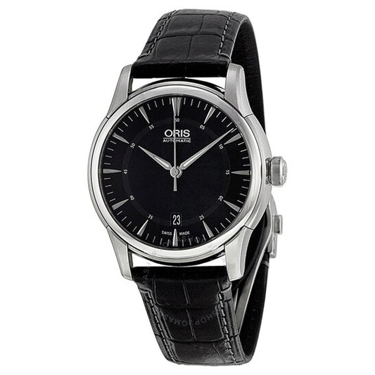 Oris, Artelier Date Automatic Black Dial Stainless Steel Men's Watch