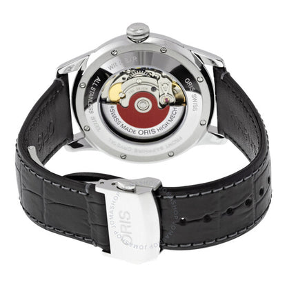 ساعة أوريس أرتيليه ديت أوتوماتيكية للرجال بمينا أسود