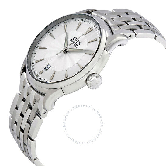 Oris, Artelier Date Silver Dial Automatic Men's Steel Watch