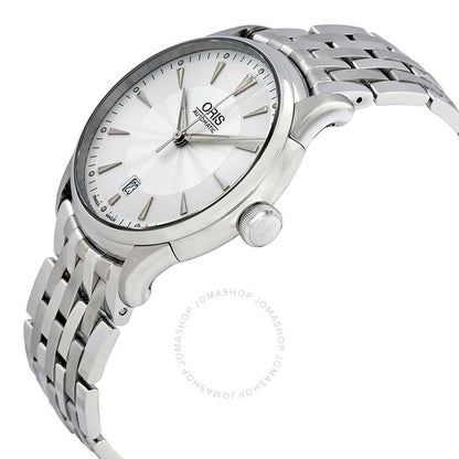 Oris, Artelier Date Silver Dial Automatic Men's Steel Watch