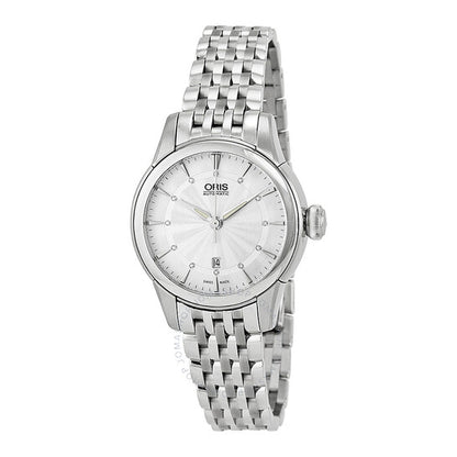 Oris, Artelier Date Silver Dial Stainless Steel Ladies Watch