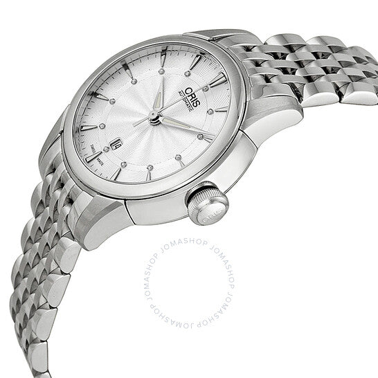 Oris, Artelier Date Silver Dial Stainless Steel Ladies Watch