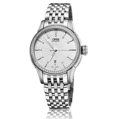 Oris, Artelier Date Silver Dial Stainless Steel Ladies Watch
