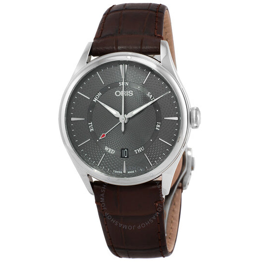 Oris, Artelier Day Date Automatic Grey Dial Watch