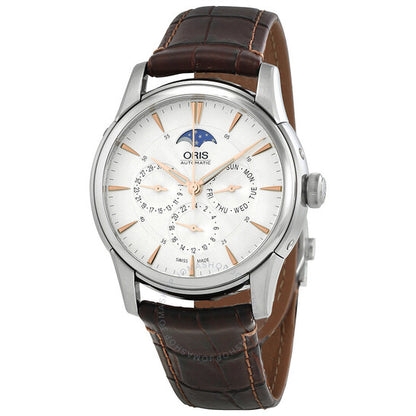 Oris, Artelier Automatic Silver Dial Men's Watch 582-7689-4021BRLS