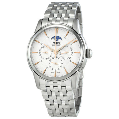 Oris, Artelier Automatic Multi-Function Silver Dial Men's Watch 582-7689-4021MB