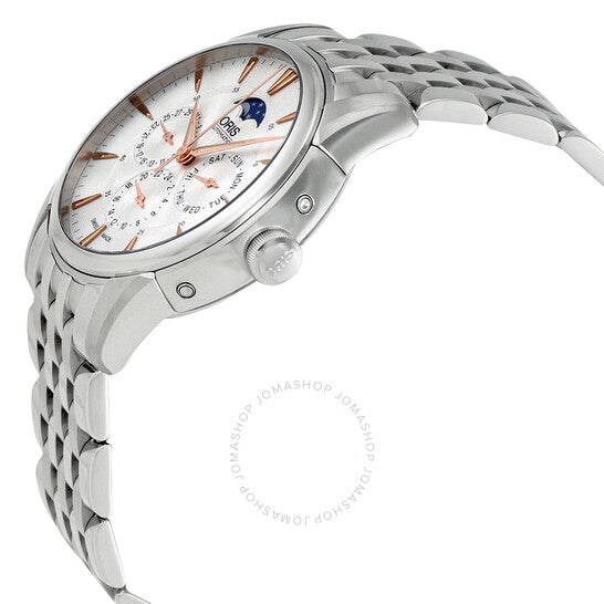 Oris, Artelier Automatic Multi-Function Silver Dial Men's Watch 582-7689-4021MB