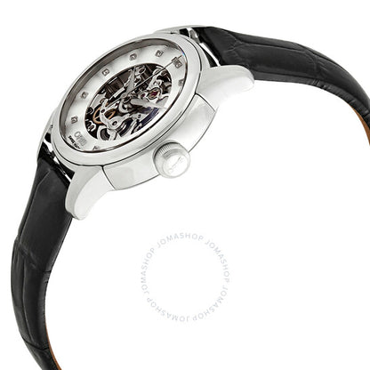 Oris, Artelier Skeleton Dial Automatic Ladies Leather Watch 560-7687-4019LS