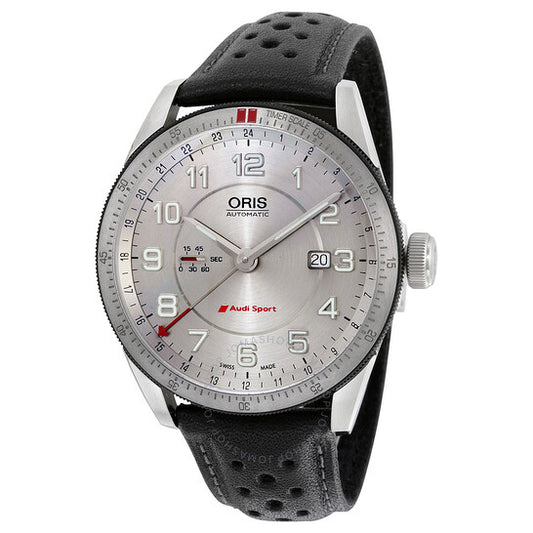 Oris, Artix Audi Sport GMT Automatic Silver Dial Men's Watch 747-7701-4461LS