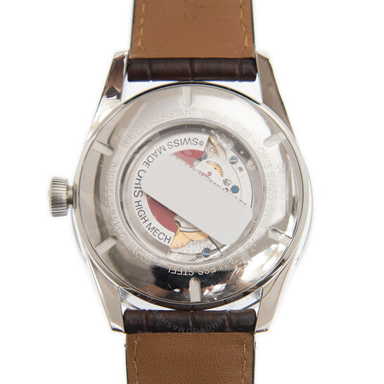 ساعة أوريس أرتيكس كومبليكيشن أوتوماتيكية للرجال بمينا فضي