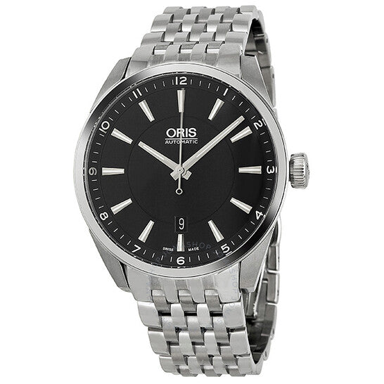 Oris, Artix Date Automatic Black Dial Steel Men's Watch