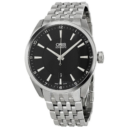 Oris, Artix Date Automatic Black Dial Steel Men's Watch