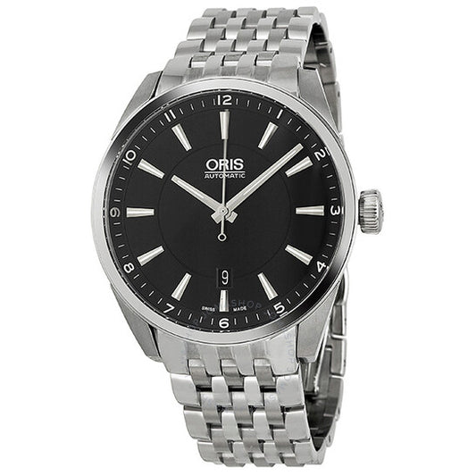 Oris, Artix Date Automatic Black Dial Steel Men's Watch