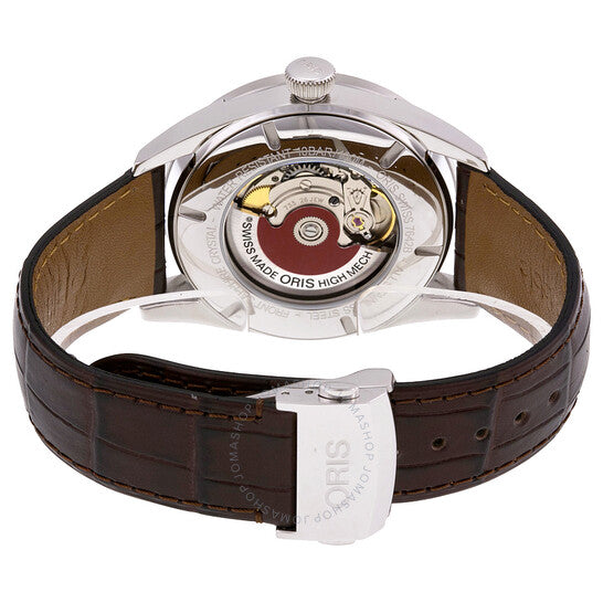 ساعة أوريس أرتيكس أوتوماتيكية للرجال بمينا فضي