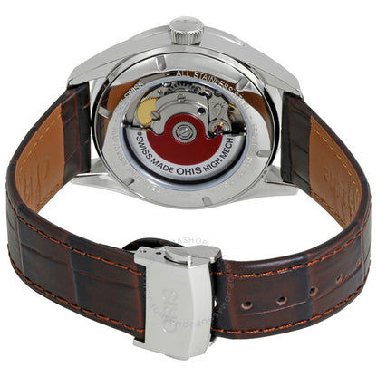 ساعة أوريس أرتيكس ديت أوتوماتيكية للرجال بمينا فضي