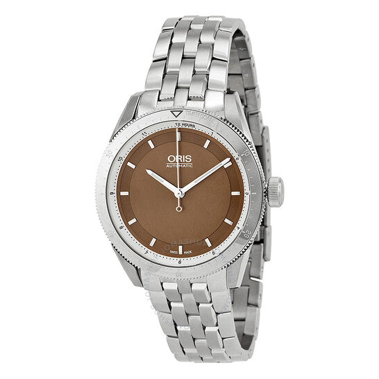Oris, Artix GT Brown Dial Stainless Steel Ladies Watch