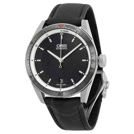 Oris, Artix GT Date Black Dial Black Leather Men's Watch 733-7671-4154LS
