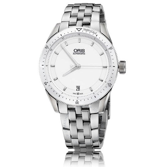Oris, Artix GT Date White Dial Stainless Steel Ladies Watch