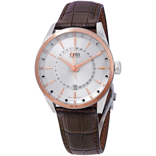 Oris, Artix Automatic Pointer Moon Silver Dial Men's Watch