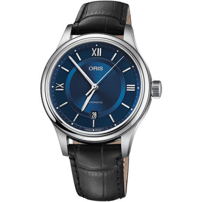 Oris, Automatic Blue Dial Watch