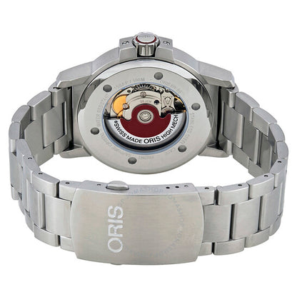 ساعة أوريس BC3 أوتوماتيكية للرجال بمينا أزرق