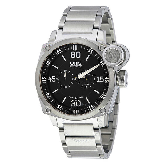 Oris, BC4 Der Meisterflieger Automatic Black Dial Steel Men's Watch 749-7632-4194MB
