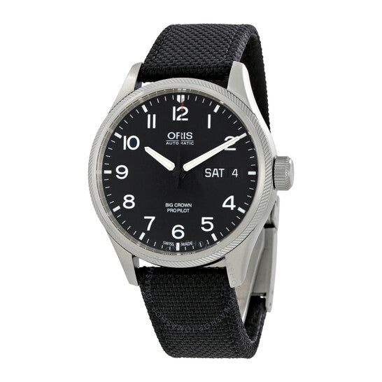 ساعة أوريس بيغ كراون بروبايلوت أوتوماتيكية للرجال 752-7698-4164BKFS