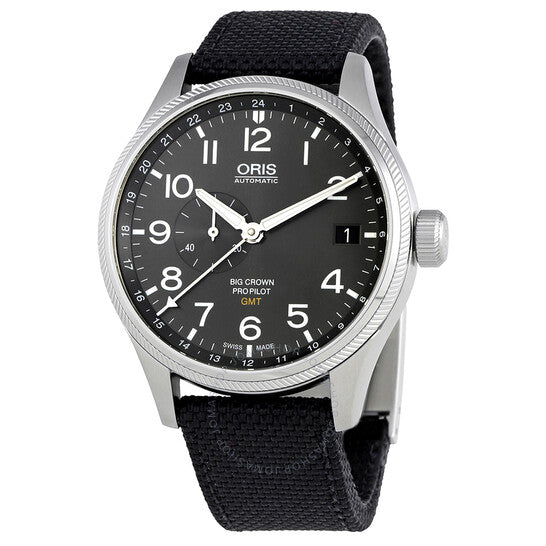 Oris, Big Crown Propilot Grey Dial Men's GMT Watch