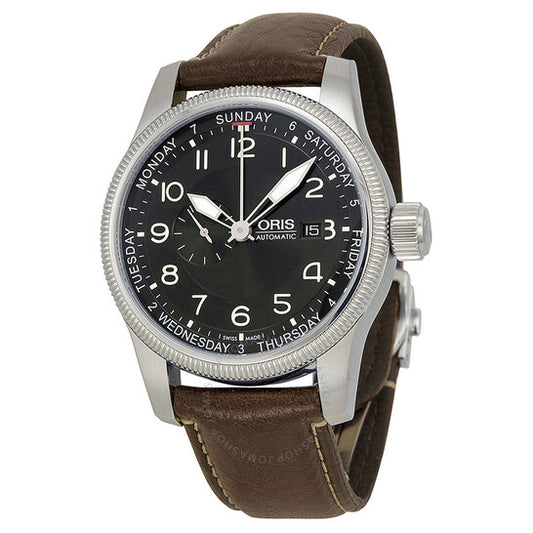 Oris, Big Crown Small Second Pointer Day Automatic Black Dial Men's Watch
