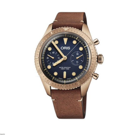 Oris, Carl Brashear Chronograph Automatic Blue Dial Men's Watch