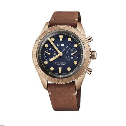 Oris, Carl Brashear Chronograph Automatic Blue Dial Men's Watch