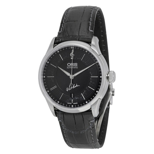 ساعة أوريس تشيت بيكر الرجالية الأوتوماتيكية ذات القرص الأسود بإصدار محدود