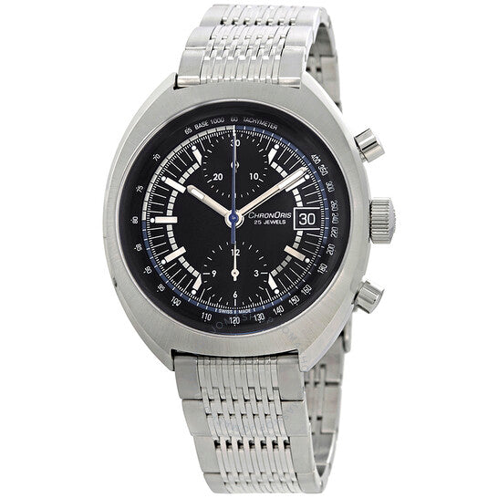 Oris, Chronoris Chronograph Automatic Black Dial Men's Watch