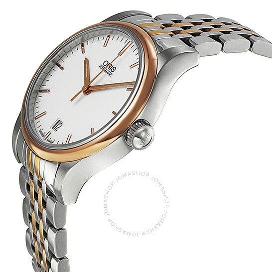 Oris, Classic Date Automatic Silver Dial Two-Tone Men's Watch