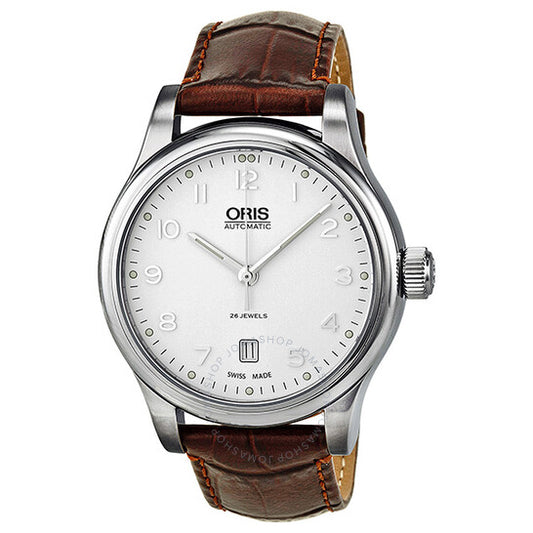 Oris, Classic Date Automatic White Dial Stainless Steel Men's Watch