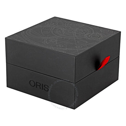 Oris, Classic Date Black Dial Black Leather Ladies Watch