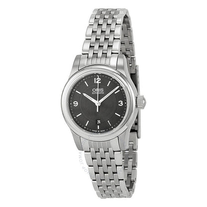 Oris, Classic Date Black Dial Stainless Steel Ladies Watch