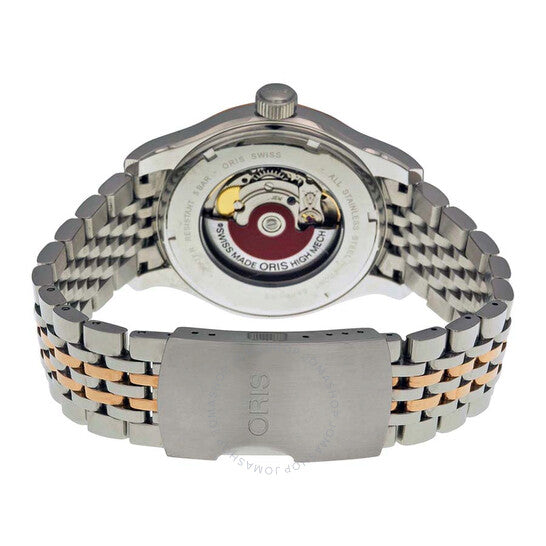 Oris, Classic Date Black Dial Two-tone Steel Men's Watch