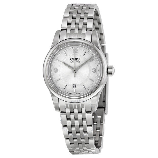 Oris, Classic Date Silver Dial Stainless Steel Ladies Watch
