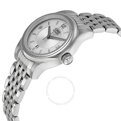Oris, Classic Date Silver Dial Stainless Steel Ladies Watch
