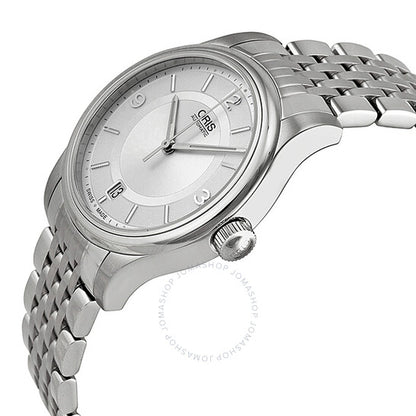 Oris, Classic Date Silver Dial Stainless Steel Men's Watch