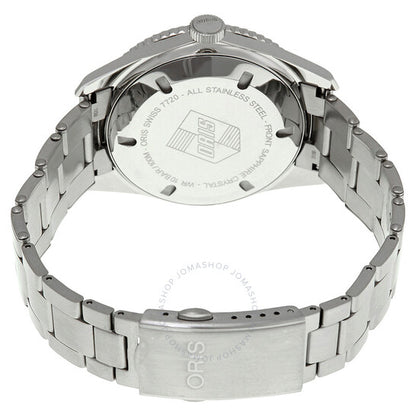 ساعة أوريس دايفرز أوتوماتيكية للرجال بمينا أخضر